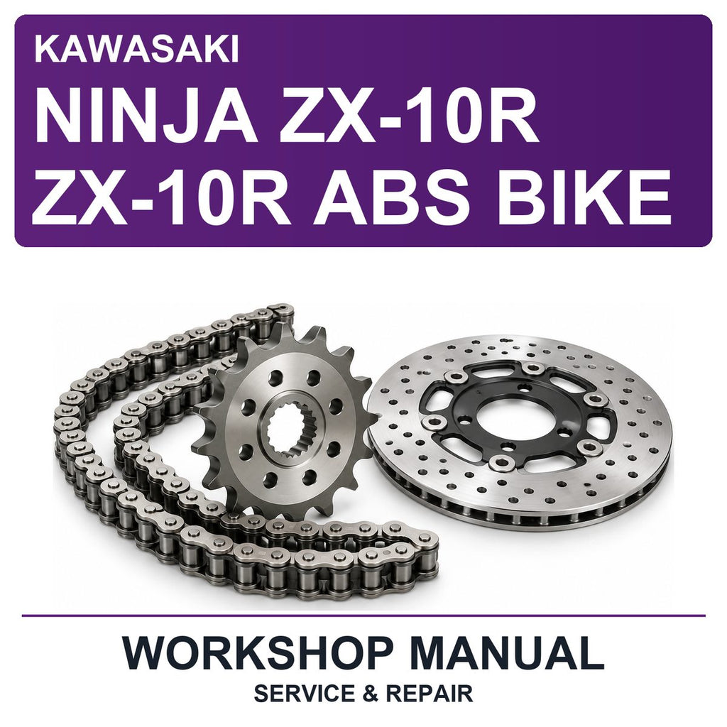 Kawasaki Ninja ZX-10R ZX-10R ABS Bike Workshop Service & Repair Manual