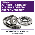 Yamaha XJR1300-P XJR1300P XJR1300 P Official Supplementary Workshop Service & Repair Manual