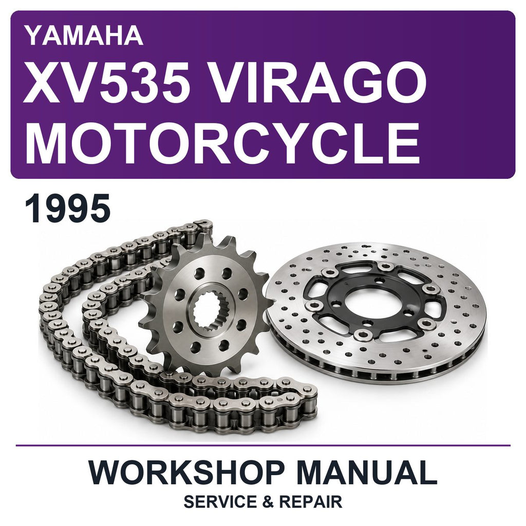 1995 Yamaha XV535 Virago Motorcycle Workshop Service & Repair Manual