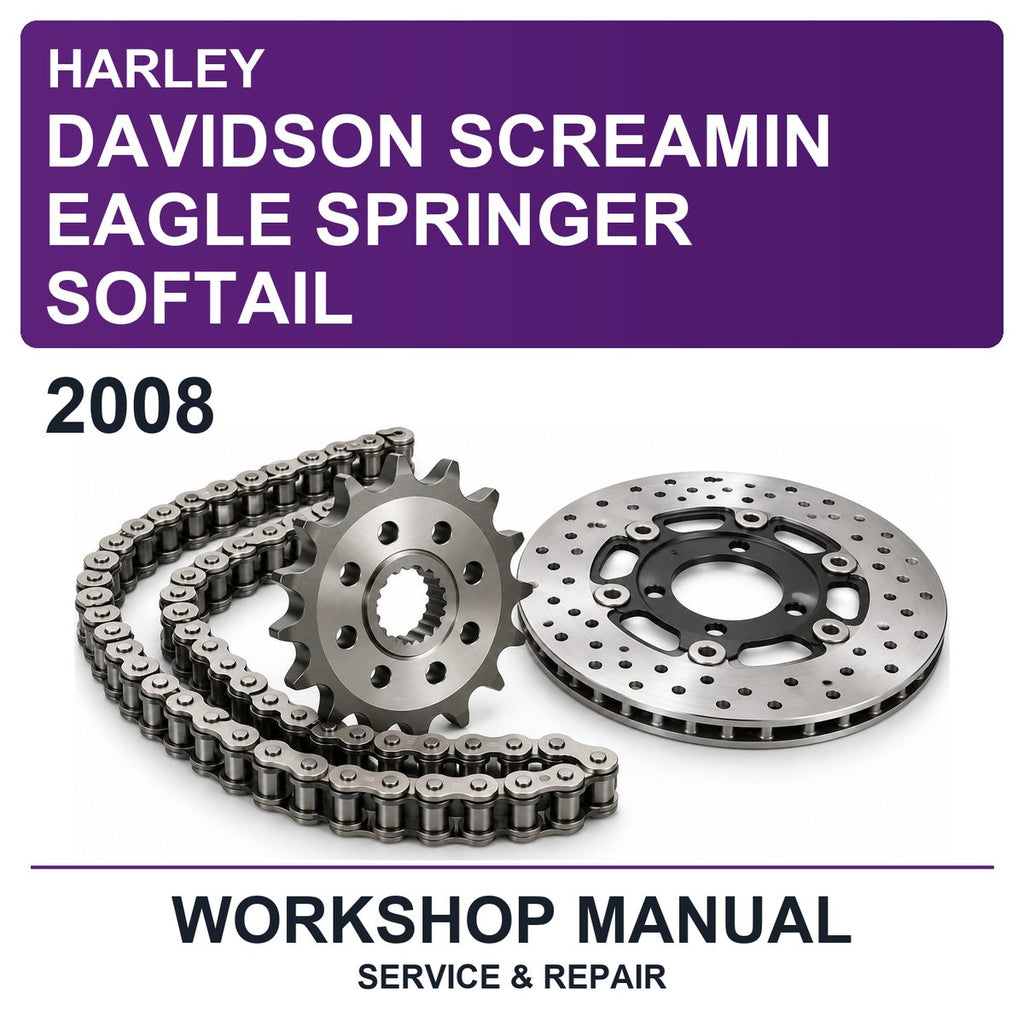 2008 Harley Davidson Screamin Eagle Springer Softail Workshop Service & Repair Manual