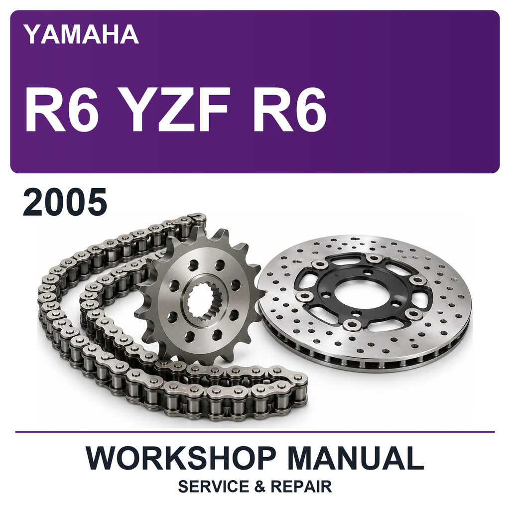 2005 Yamaha R6 YZF R6 Workshop Service & Repair Manual