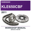 2011 Kawasaki KLE650CBF Workshop Service & Repair Manual