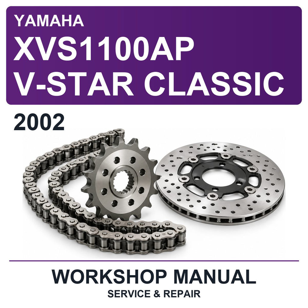 2002 Yamaha XVS1100AP V-Star Classic Workshop Service & Repair Manual