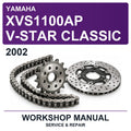 2002 Yamaha XVS1100AP V-Star Classic Workshop Service & Repair Manual