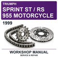 1999 Triumph Sprint ST / RS 955 Motorcycle Workshop Service & Repair Manual