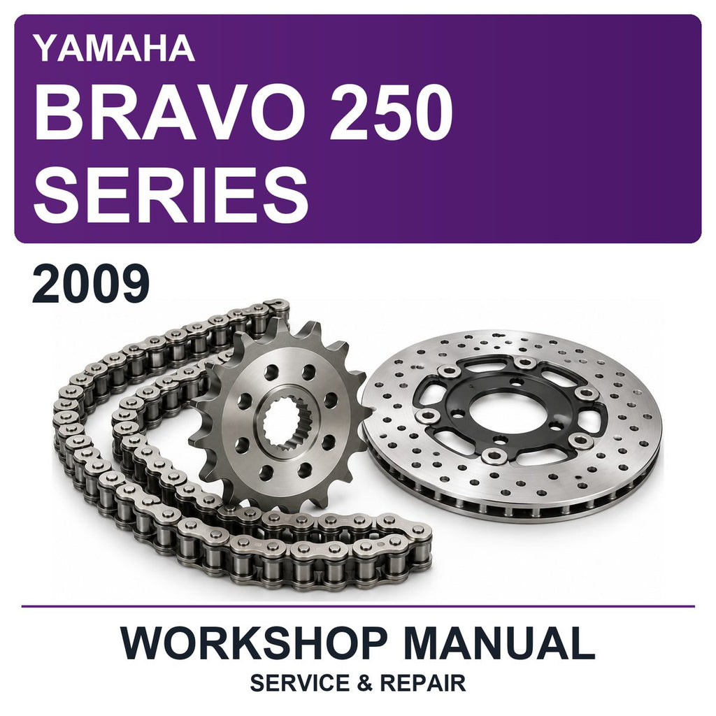2009 Yamaha Bravo 250 Series Workshop Service & Repair Manual