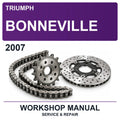 2007 Triumph Bonneville Workshop Service & Repair Manual