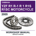 2005 Yamaha YZF R1 R-1 R 1 R1S R1SC Motorcycle Workshop Service & Repair Manual