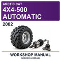 2002 Arctic Cat 4X4-500 Automatic Workshop Service & Repair Manual