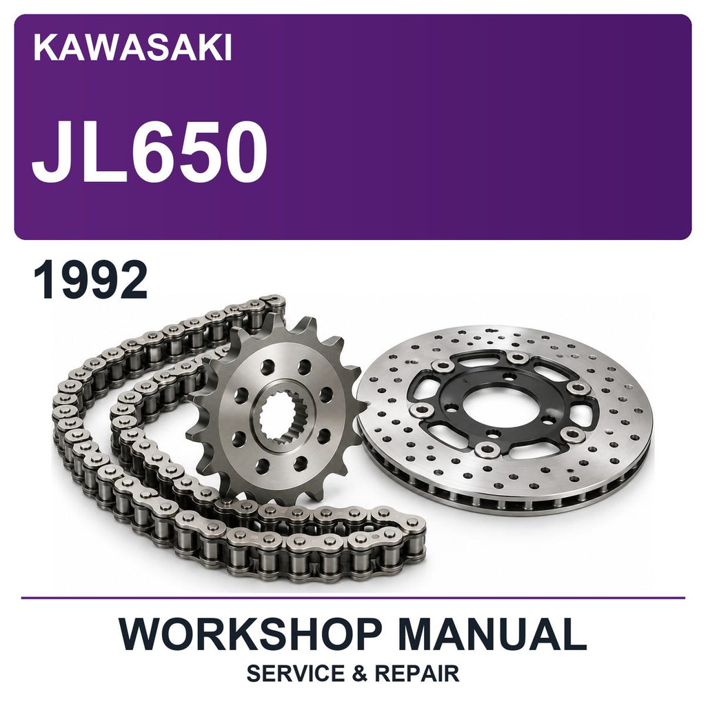 1992 Kawasaki JL650 Workshop Service & Repair Manual