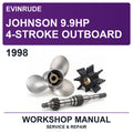 1998 Evinrude Johnson 9.9HP 4-Stroke Outboard Workshop Service & Repair Manual