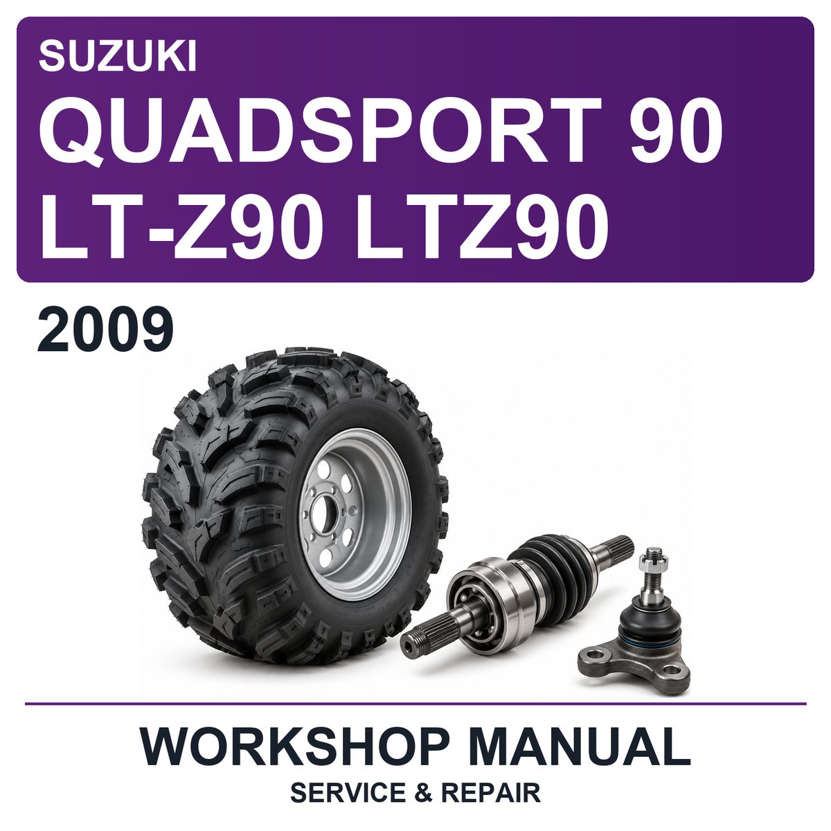 2009 Suzuki Quadsport 90 LT-Z90 LTZ90 Workshop Service & Repair Manual