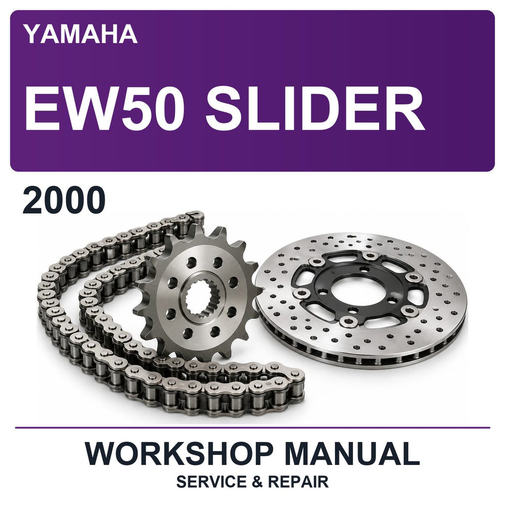 2000 Yamaha EW50 Slider Workshop Service & Repair Manual