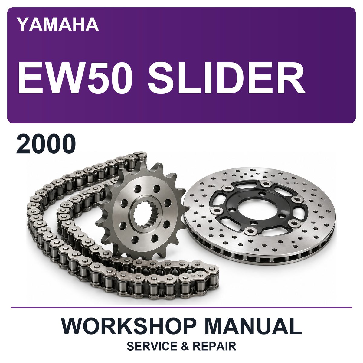 2000 Yamaha EW50 Slider Workshop Service & Repair Manual