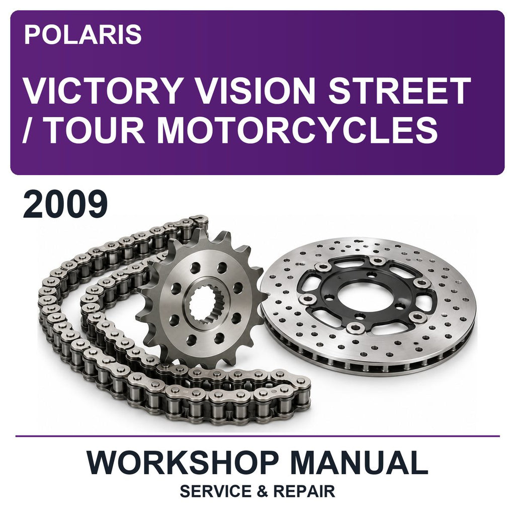 2009 Victory Polaris Vision Street / Tour Motorcycles Workshop Service & Repair Manual