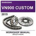2015 Kawasaki VN900 Custom Workshop Service & Repair Manual