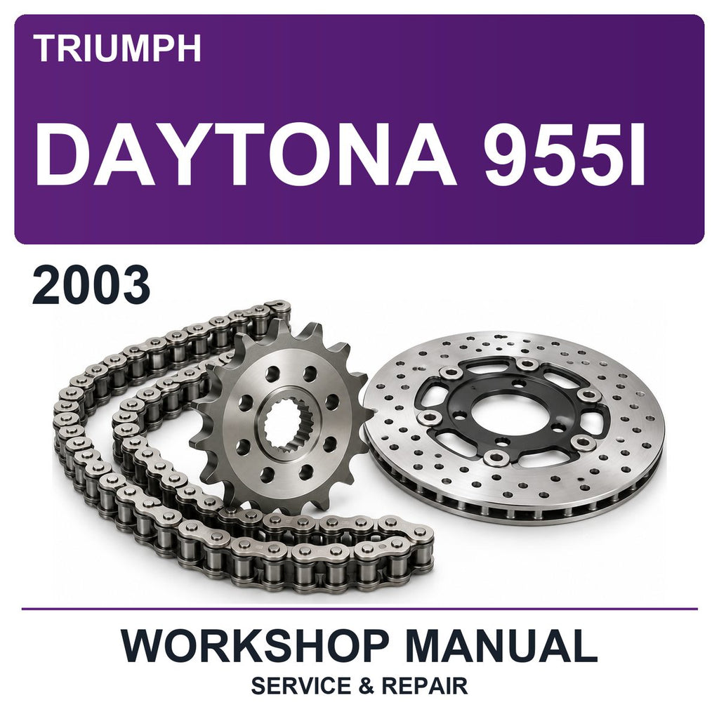 2003 Triumph Daytona 955I Workshop Service & Repair Manual