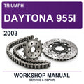 2003 Triumph Daytona 955I Workshop Service & Repair Manual