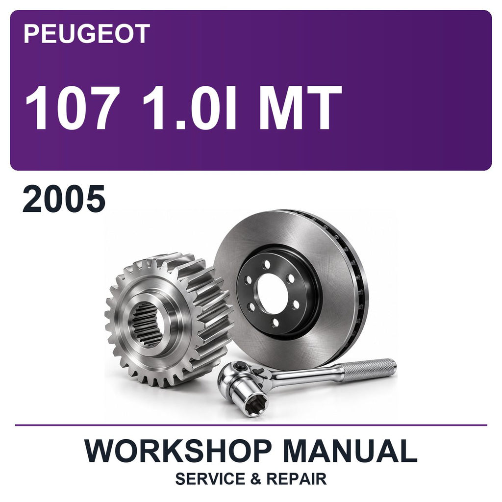 2005 Peugeot 107 1.0I MT Workshop Service & Repair Manual