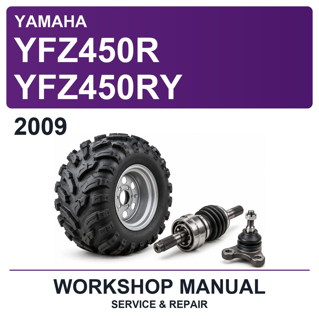 2009 Yamaha YFZ450R YFZ450RY Workshop Service & Repair Manual