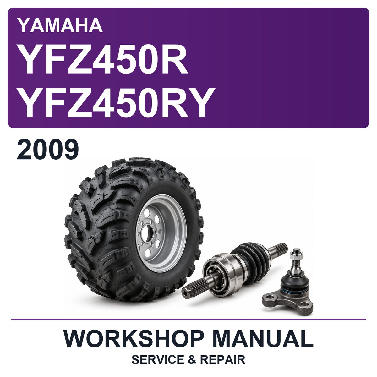 2009 Yamaha YFZ450R YFZ450RY Workshop Service & Repair Manual