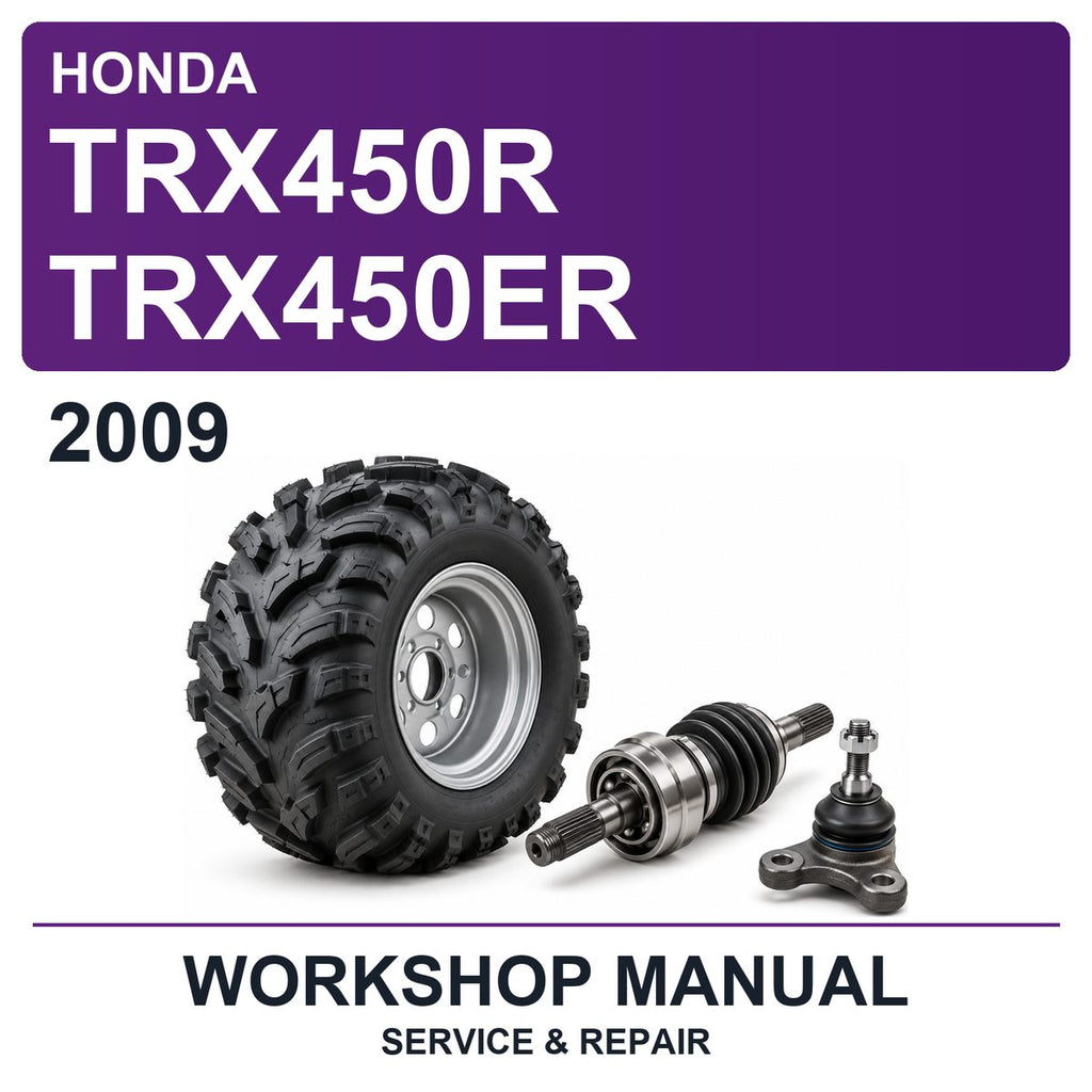 2009 Honda TRX450R TRX450ER Workshop Service & Repair Manual