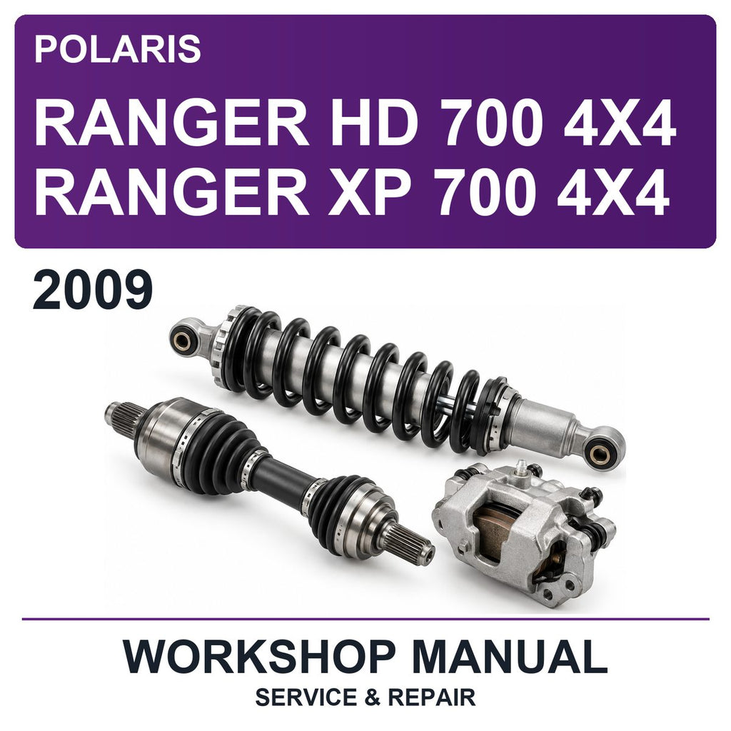 2009 Polaris Ranger HD 700 4X4 Ranger XP 700 4X4 Workshop Service & Repair Manual