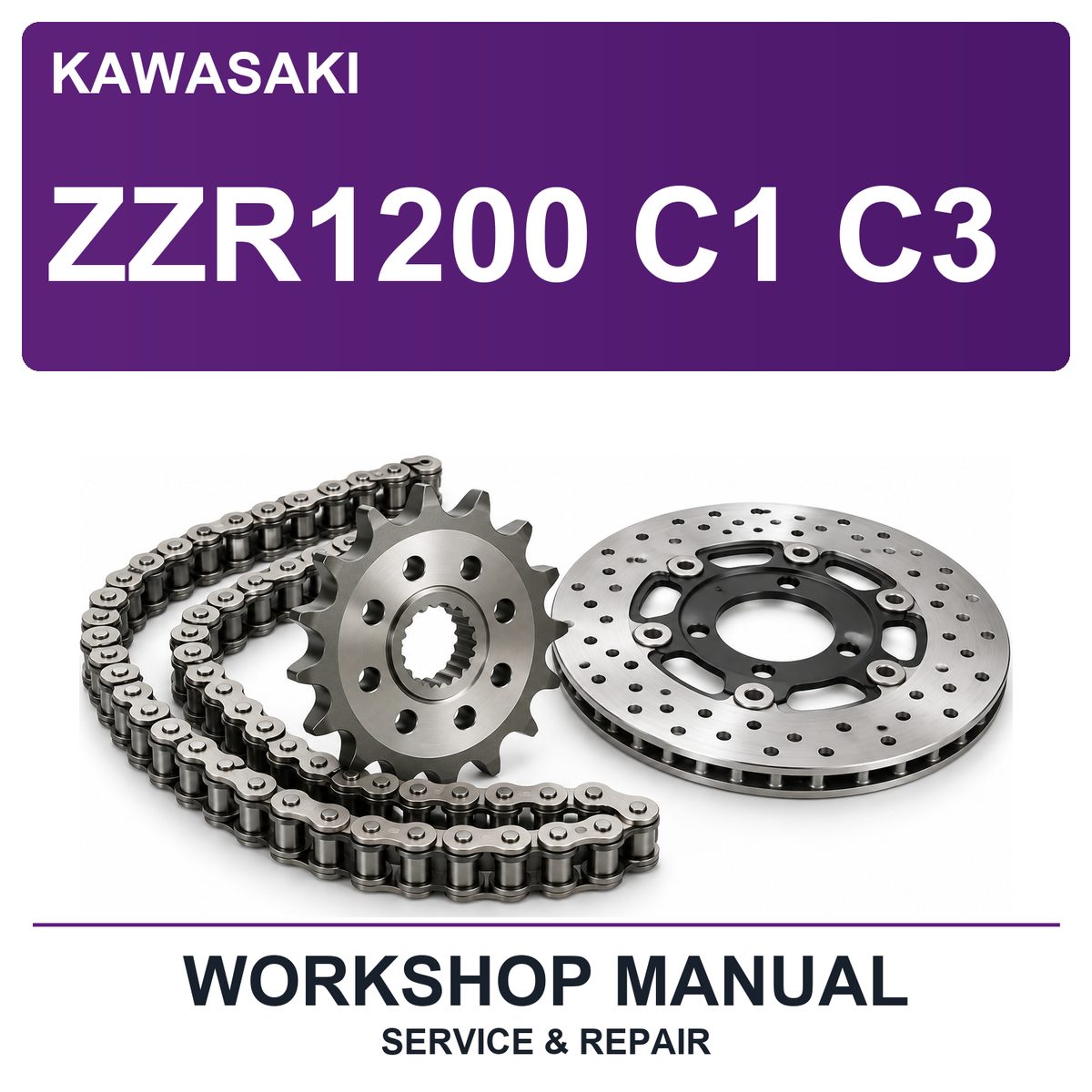 Kawasaki ZZR1200 C1 C3 Workshop Service & Repair Manual