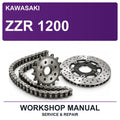 Kawasaki ZZR 1200 Workshop Service & Repair Manual