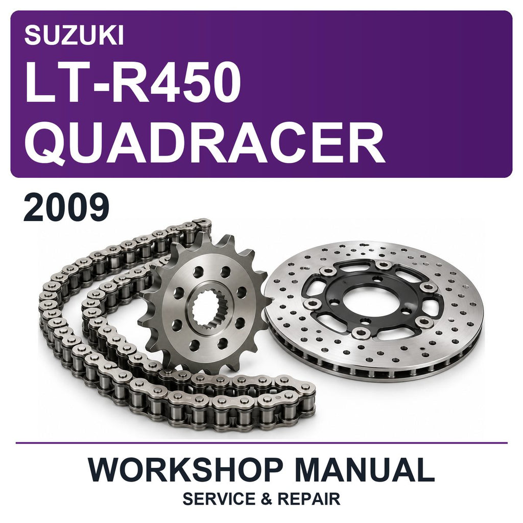 2009 Suzuki LT-R450 Quadracer Workshop Service & Repair Manual