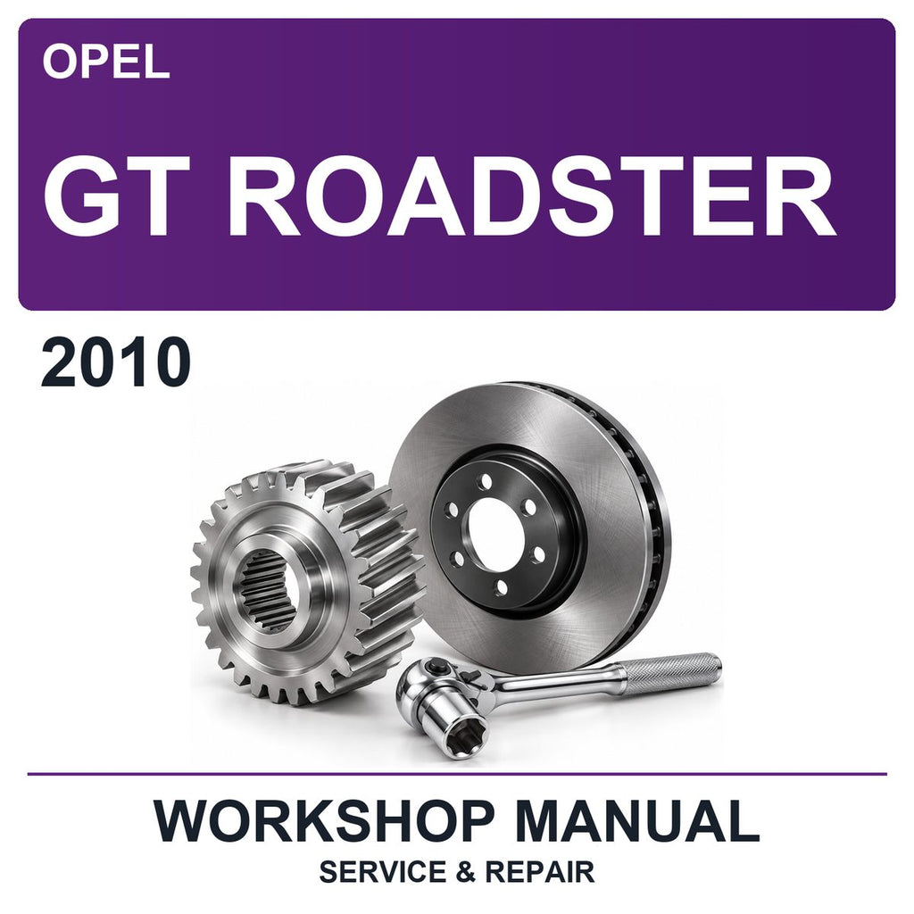 2010 Opel GT Roadster Workshop Service & Repair Manual