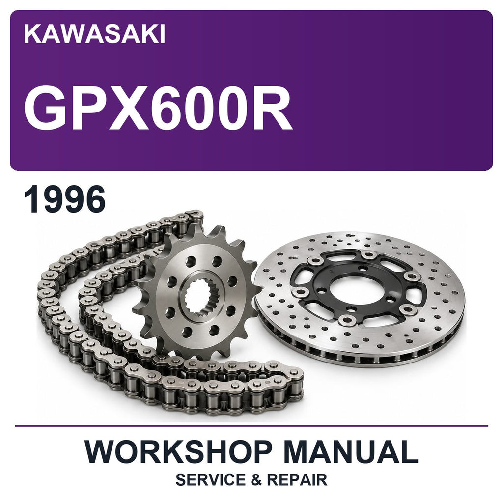 1996 Kawasaki GPX600R Workshop Service & Repair Manual