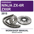2015 Kawasaki Ninja ZX-6R ZX6R Workshop Service & Repair Manual