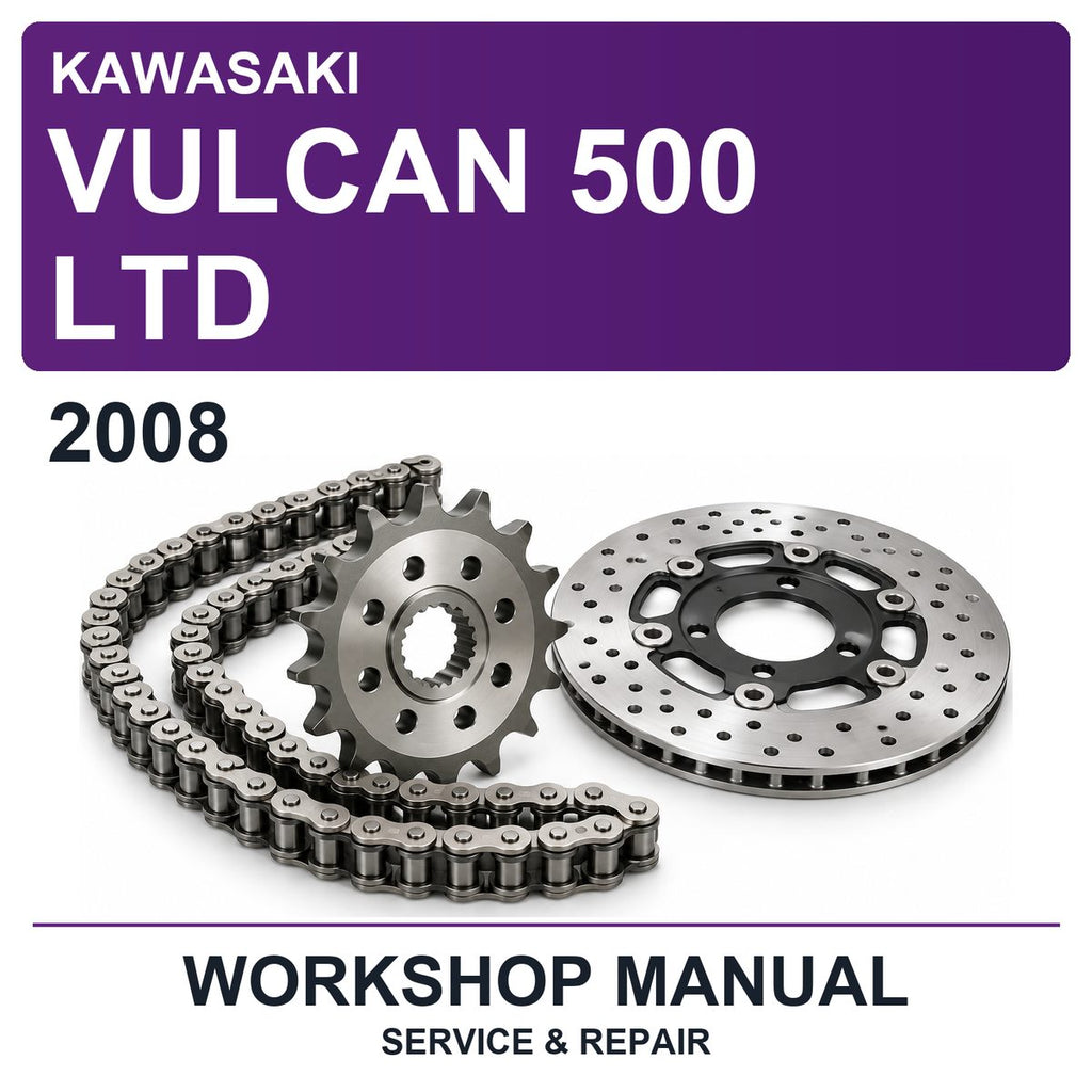 2008 Kawasaki Vulcan 500 LTD Workshop Service & Repair Manual