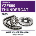 2003 Yamaha YZF600 Thundercat Workshop Service & Repair Manual