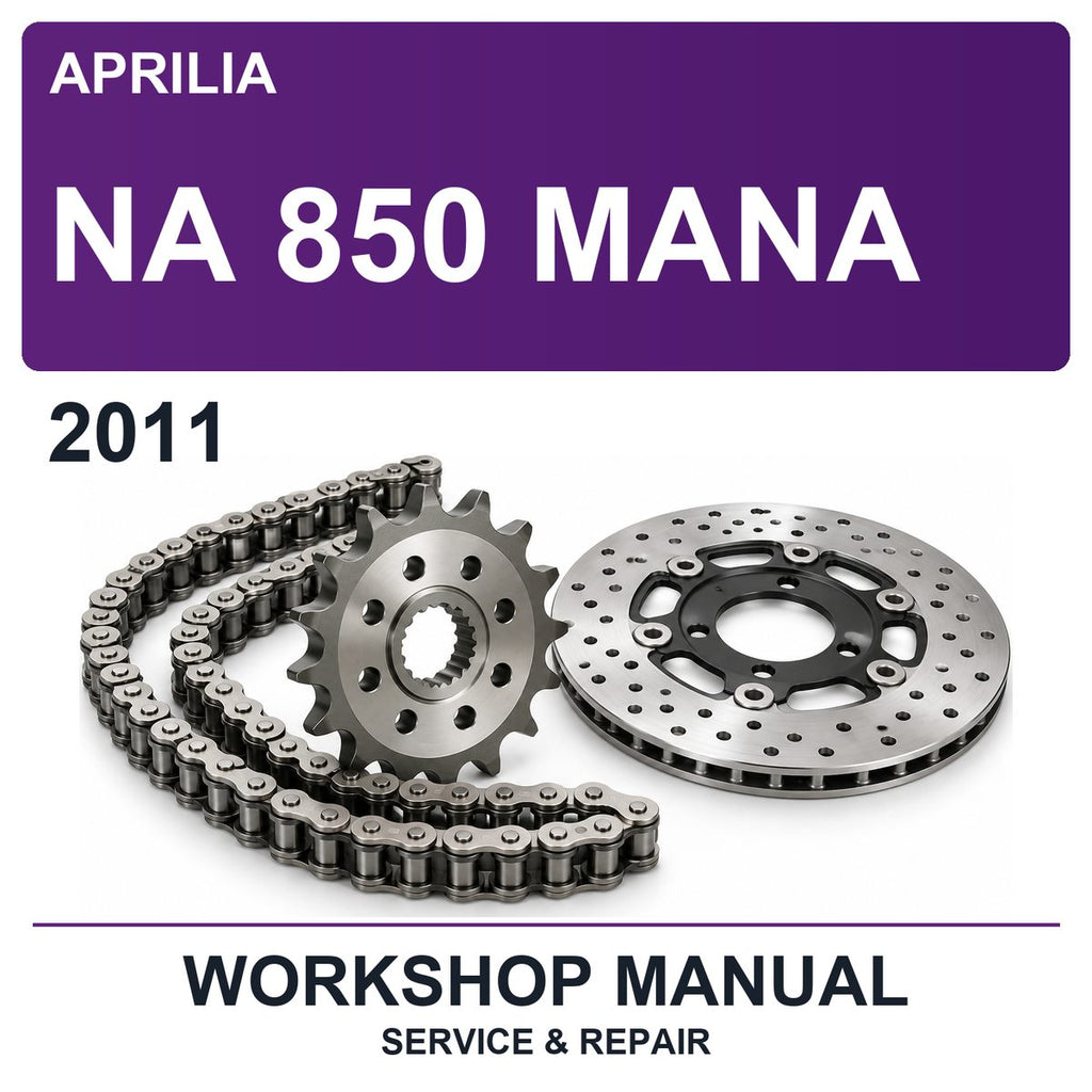 2011 Aprilia NA 850 Mana Workshop Service & Repair Manual