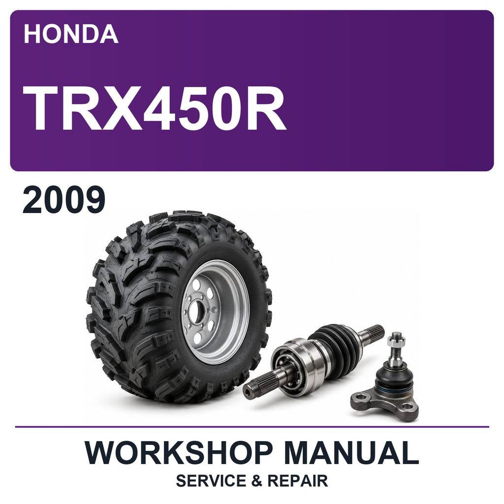 2009 Honda TRX450R Workshop Service & Repair Manual