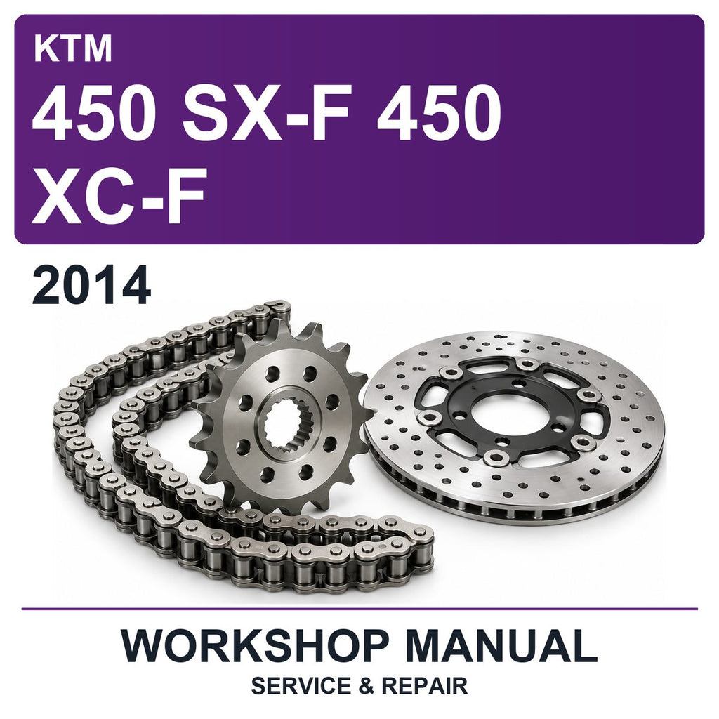 2014 KTM 450 Sx-F 450 Xc-F Workshop Service & Repair Manual