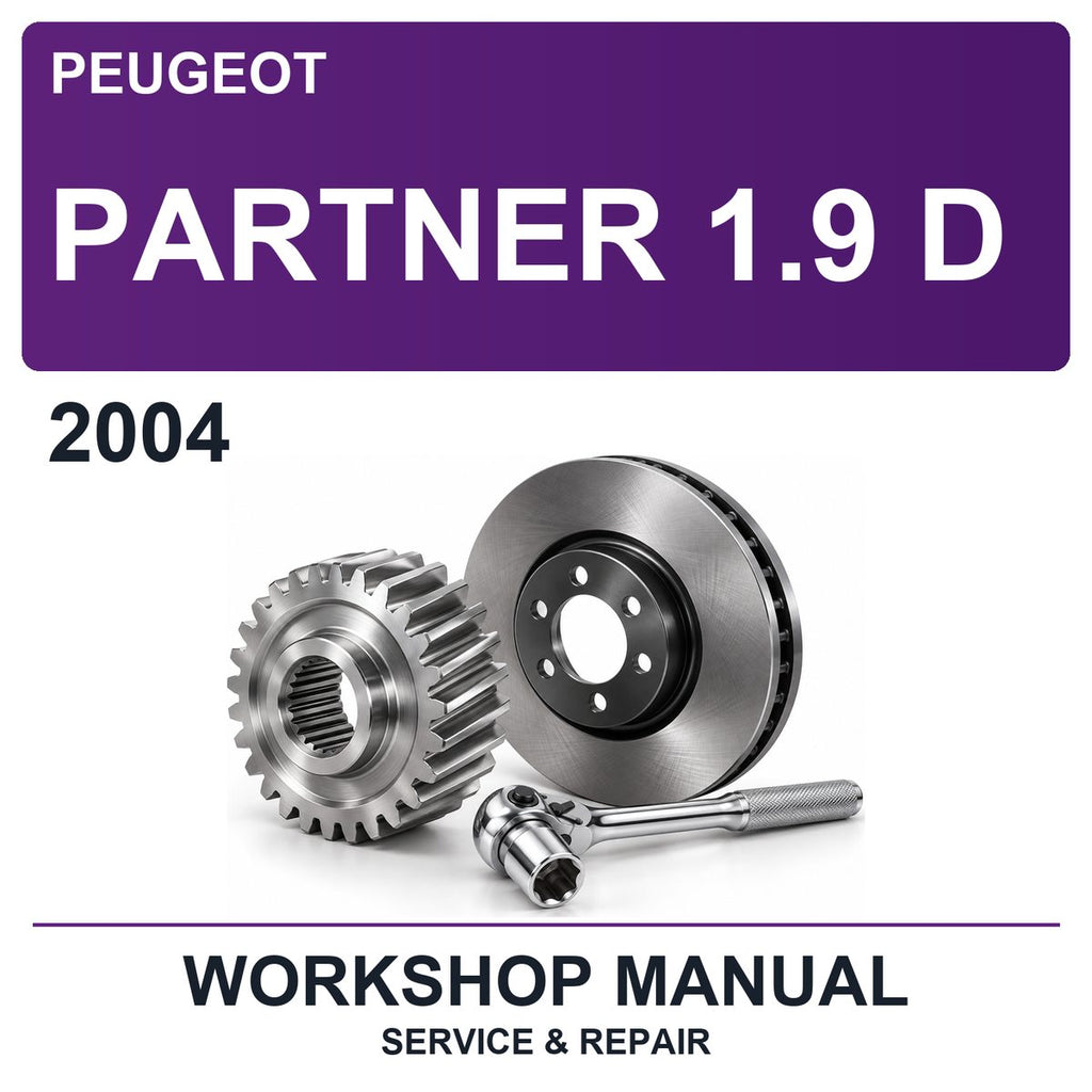 2004 Peugeot Partner 1.9 D Workshop Service & Repair Manual