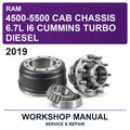 2019 Ram 4500-5500 Cab Chassis 6.7L I6 Cummins Turbo Diesel Workshop Service & Repair Manual