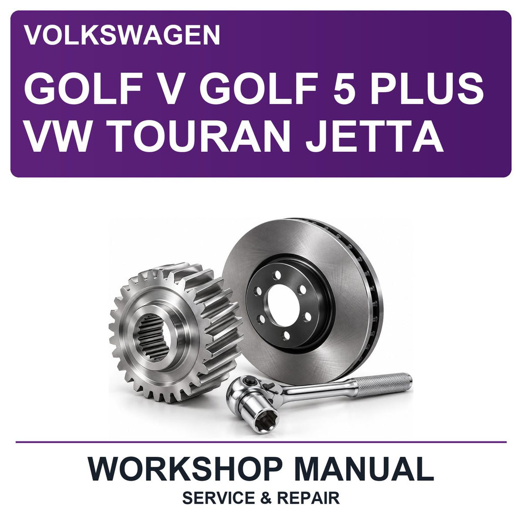 Volkswagen Golf V Golf 5 Plus VW Touran Jetta Workshop Service & Repair Manual