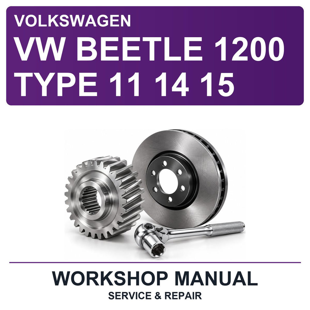 Volkswagen VW Beetle 1200 Type 11 14 15 Workshop Service & Repair Manual