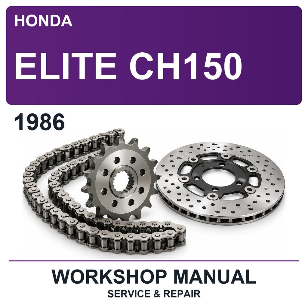 1986 Honda Elite CH150 Workshop Service & Repair Manual