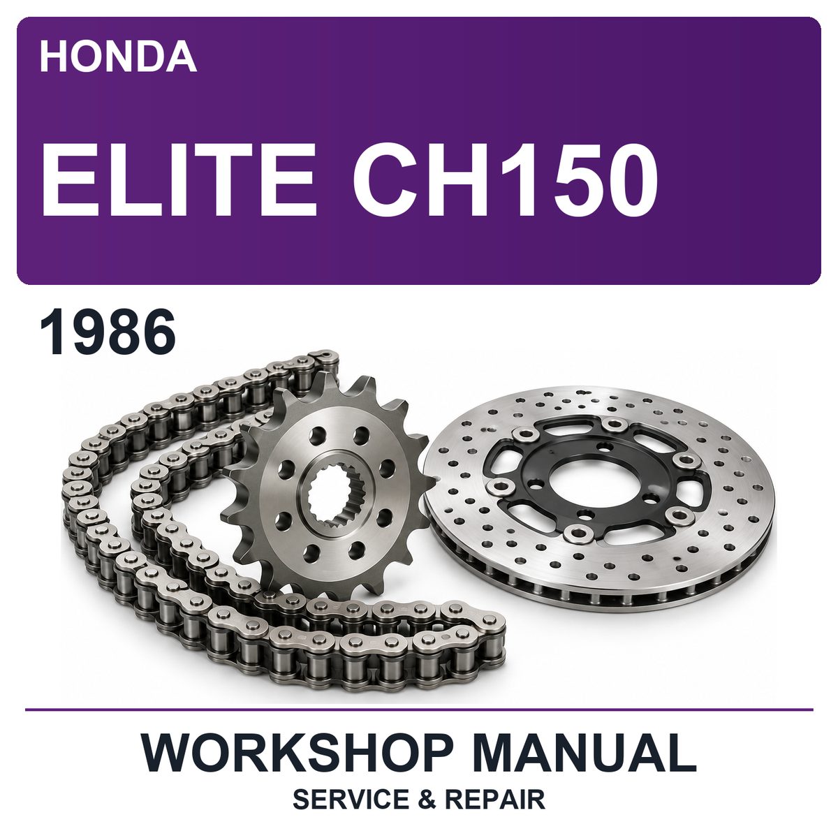 1986 Honda Elite CH150 Workshop Service & Repair Manual