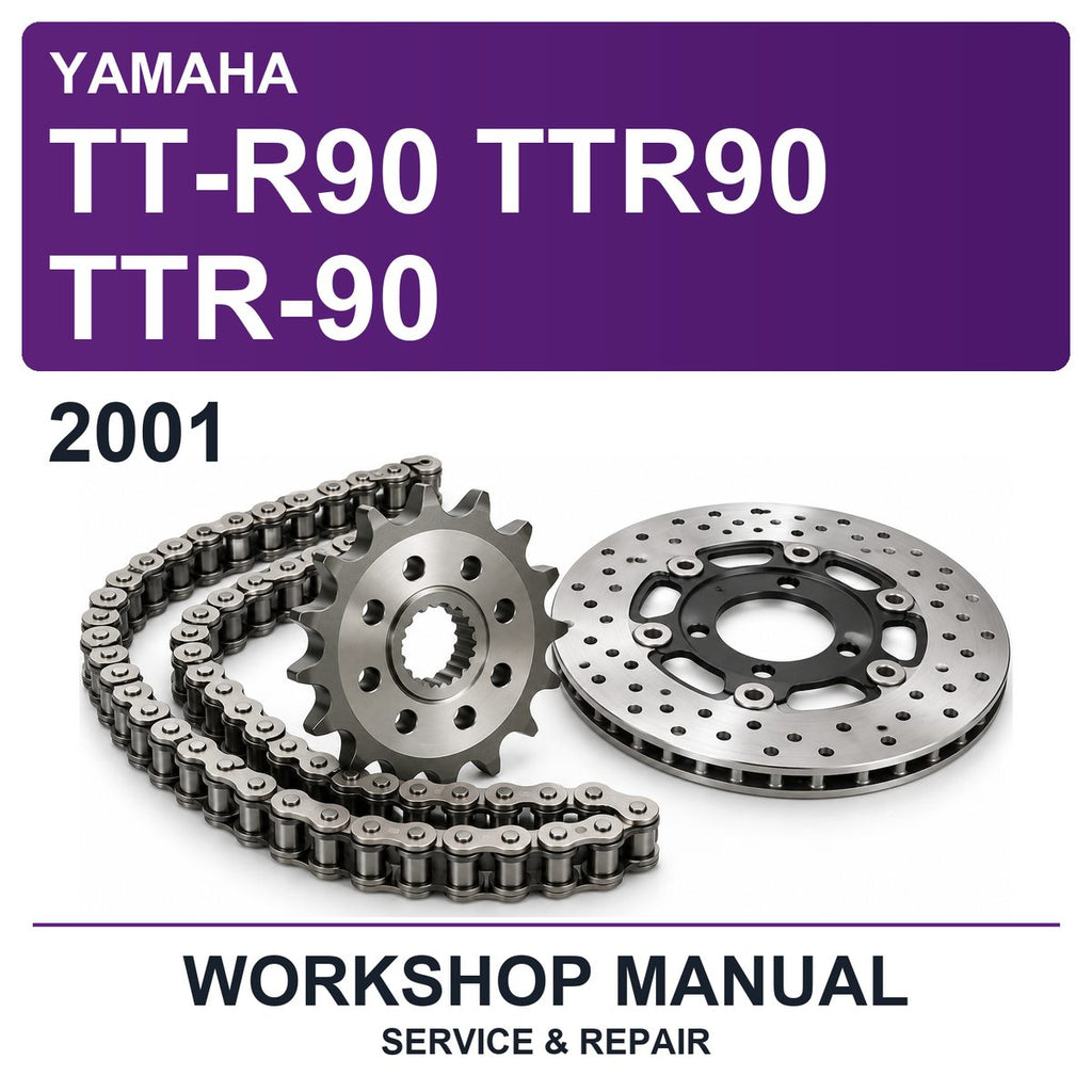 2001 Yamaha TT-R90 TTR90 TTR-90 Workshop Service & Repair Manual