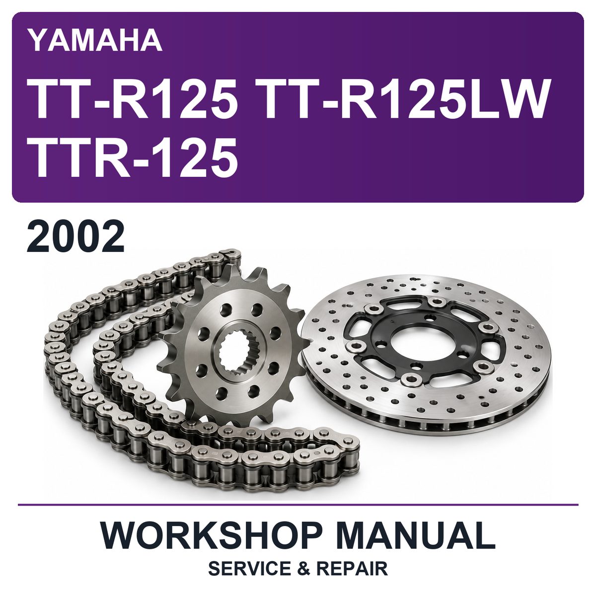 2002 Yamaha TT-R125 TT-R125LW TTR-125 Workshop Service & Repair Manual