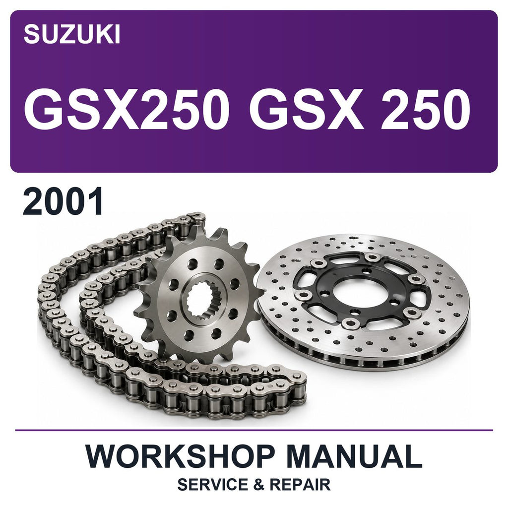 2001 Suzuki GSX250 GSX 250 Workshop Service & Repair Manual