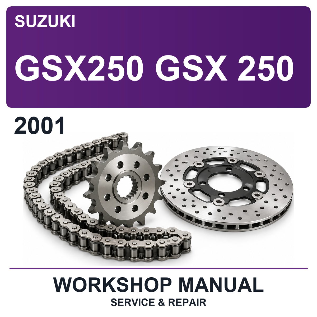 2001 Suzuki GSX250 GSX 250 Workshop Service & Repair Manual