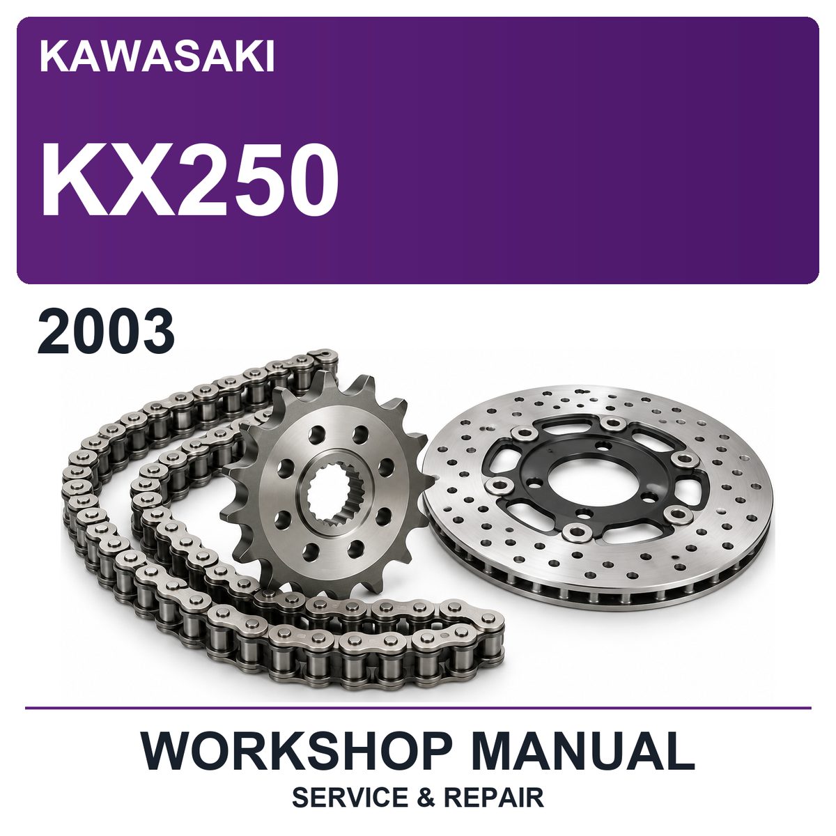 2003 Kawasaki KX250 Workshop Service & Repair Manual