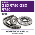 1995 Suzuki GSXR750 GSX R750 Workshop Service & Repair Manual